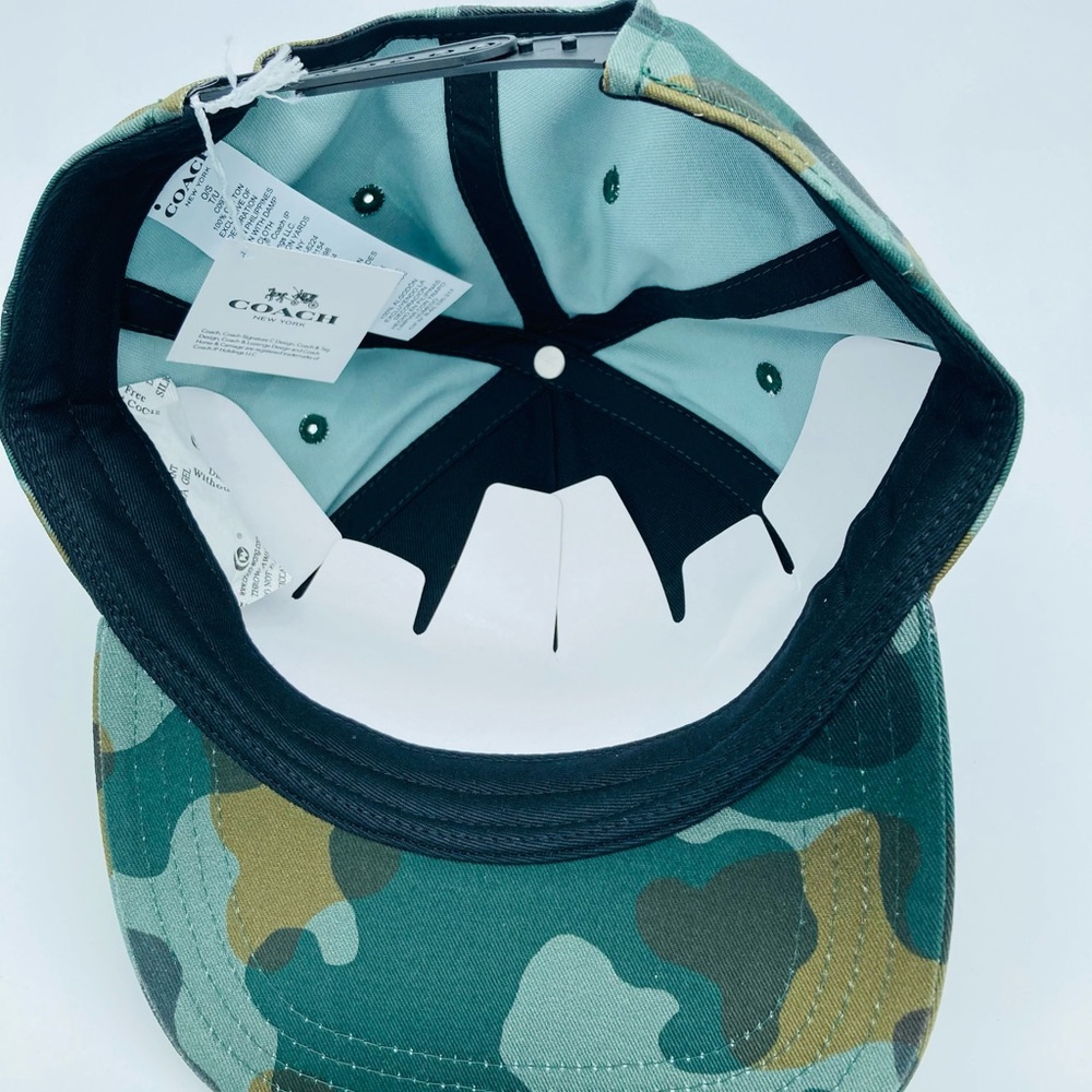 SOLD NWT COACH MEN  BANDANA CAMO BRIM HAT - Picture 6 of 9